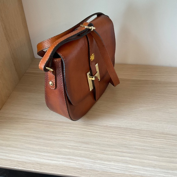 Pratesi Pelago Cross Body Handbag brown vintage colour - Picture 2 of 4